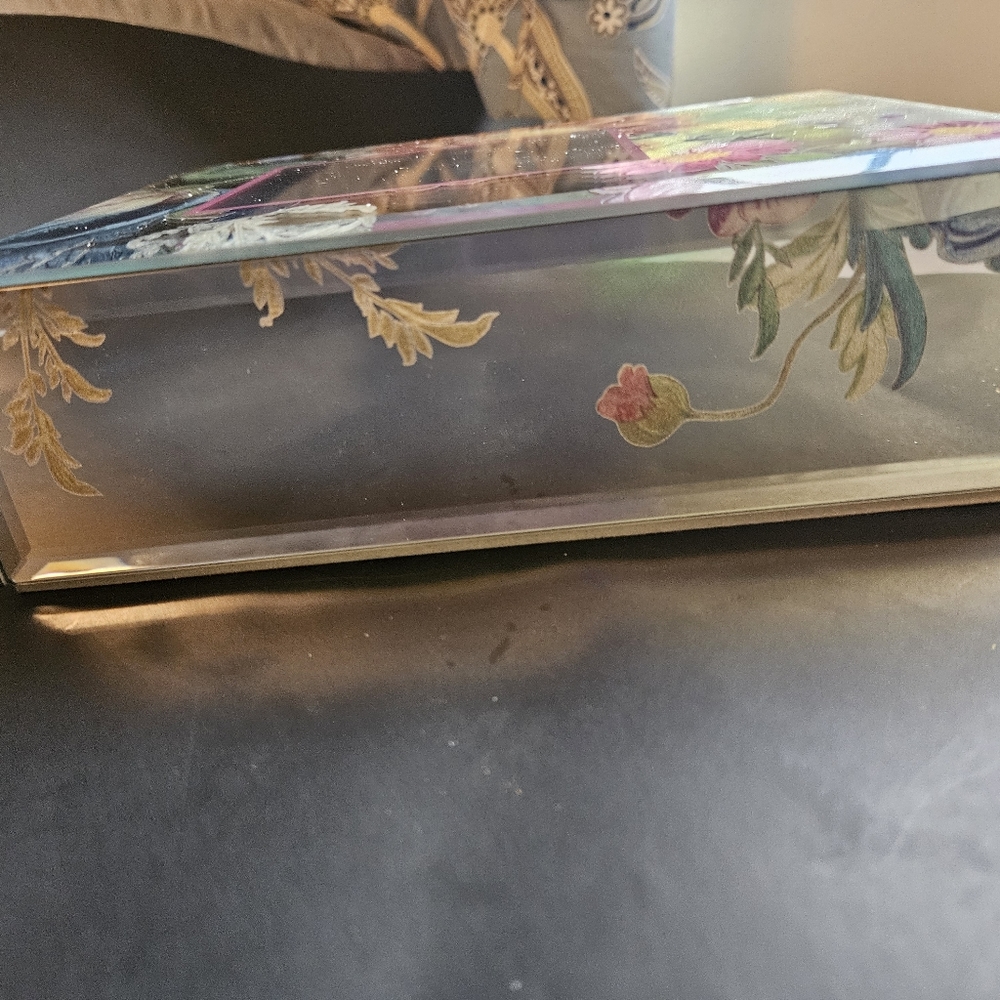 Mackenzie Childs Flower Market Reflections Carriage Clock - Picture 4 of 8